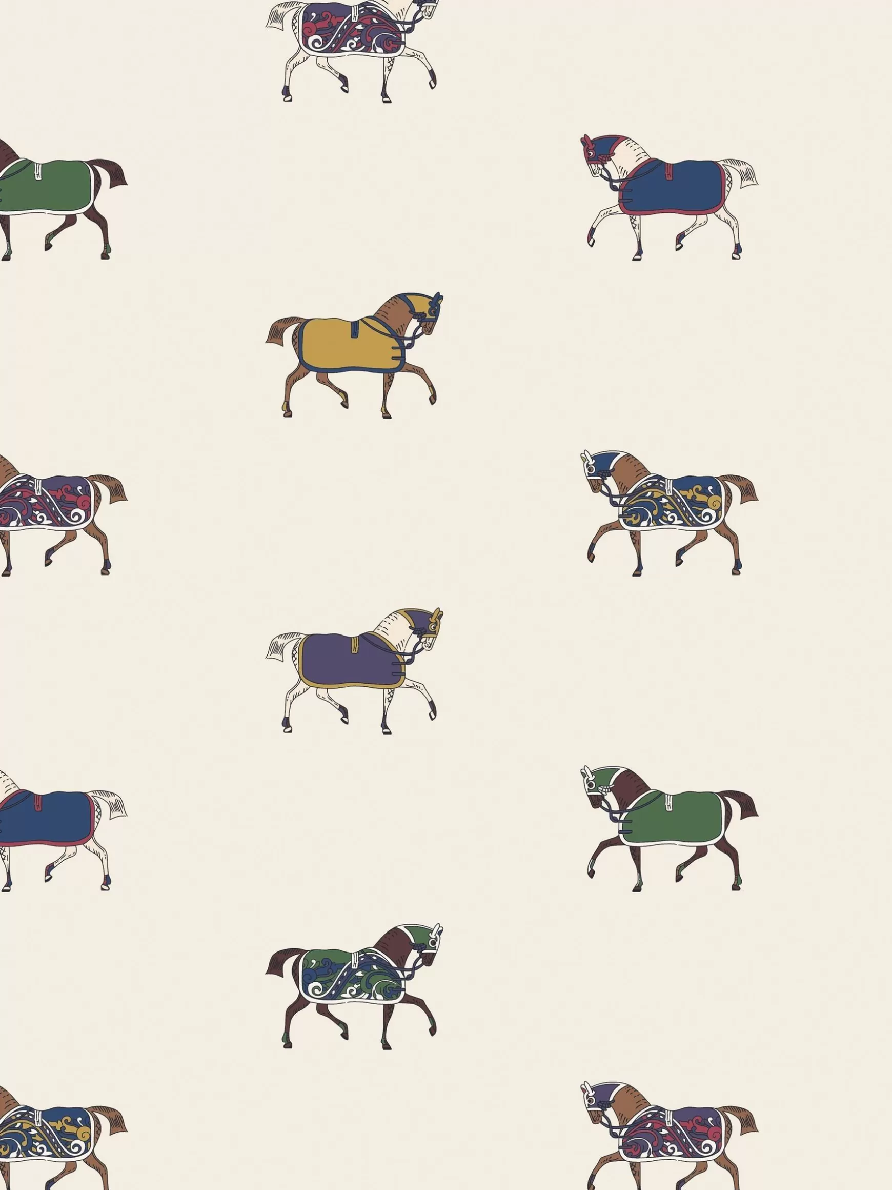 Regal Horse Print 10M Wallpaper^Joules Cheap