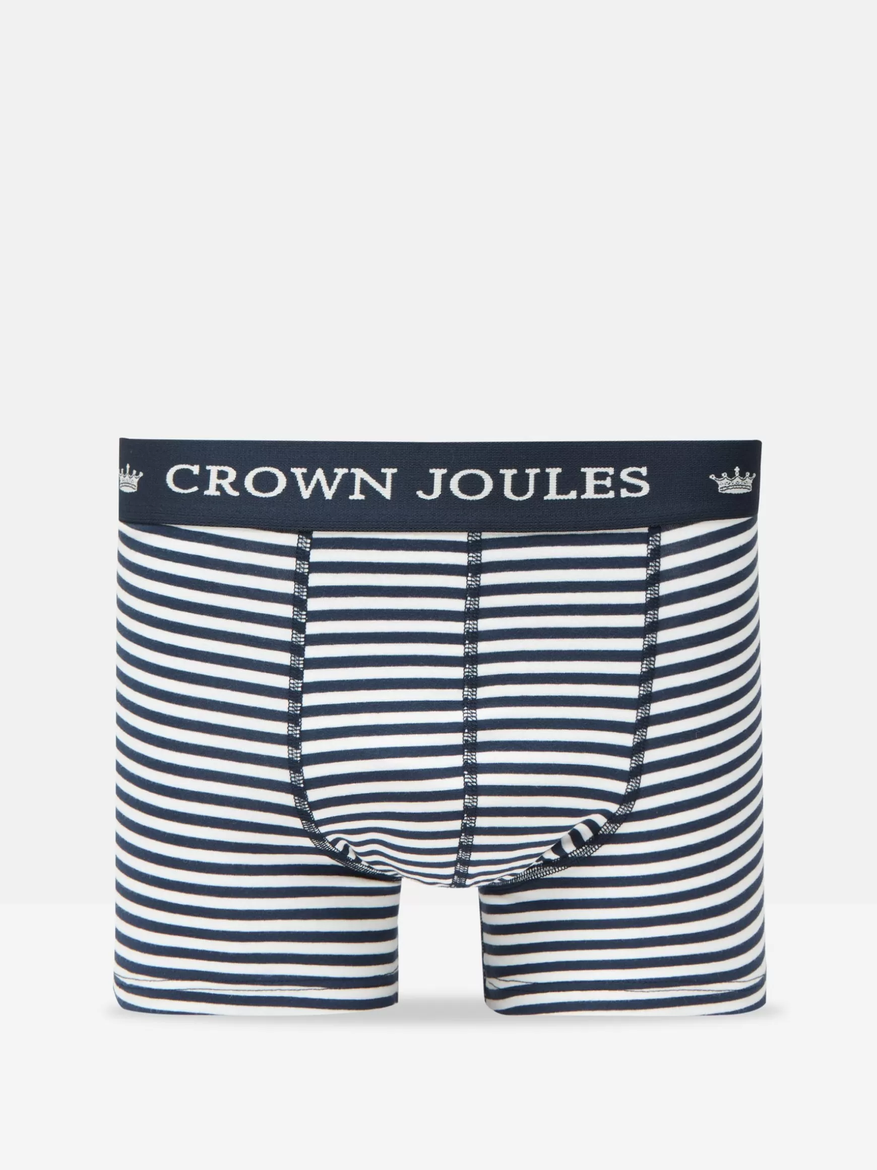 Crown Navy & White Crest Pack of Two Cotton Boxers^Joules Sale