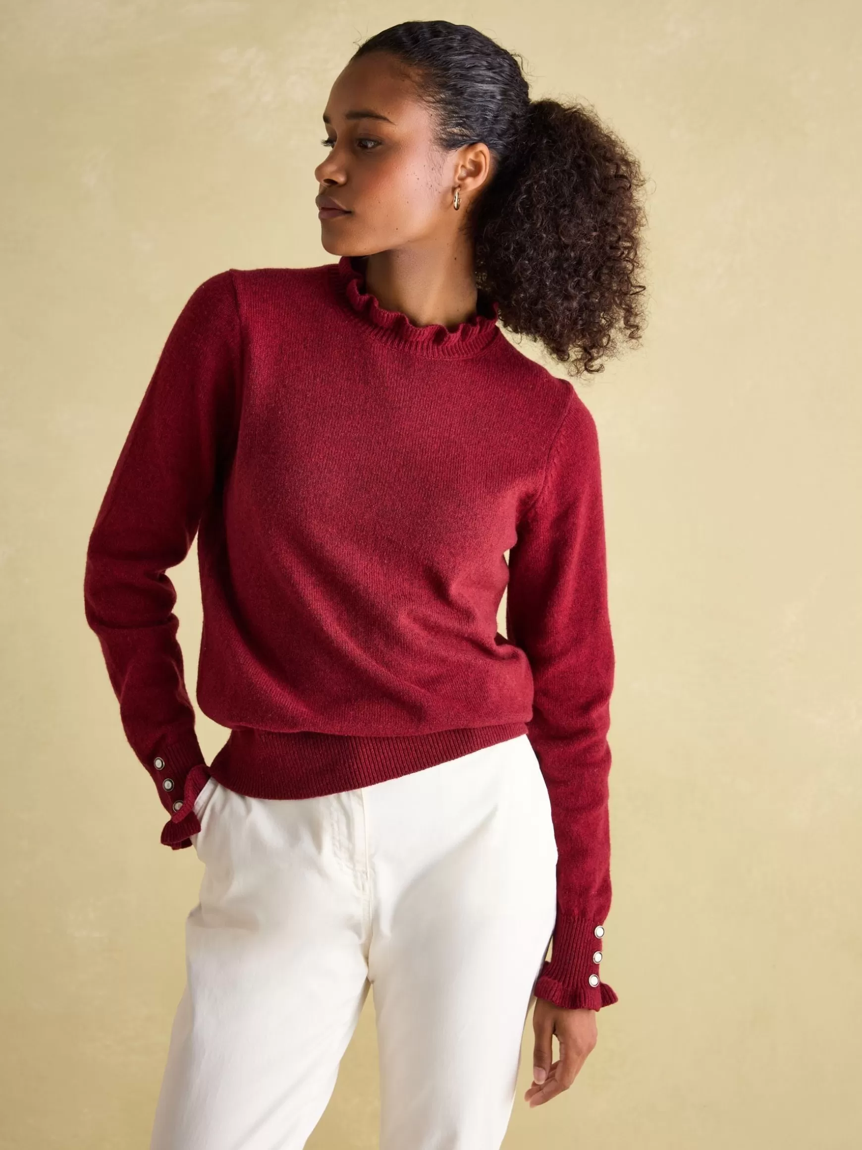 Edith Frill Neck Jumper^Joules Best Sale