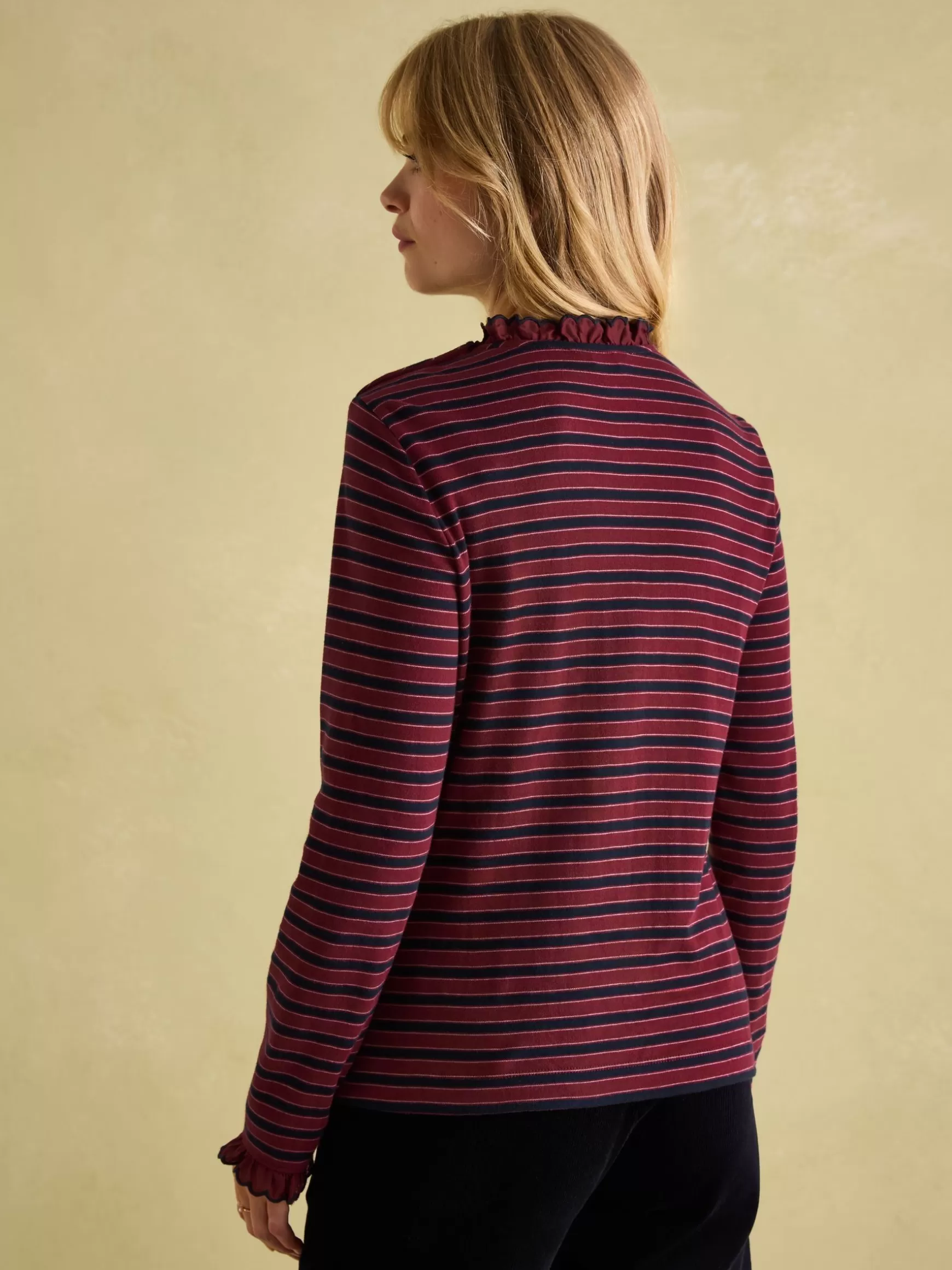 Grace Long Sleeve Jersey Top^Joules Outlet