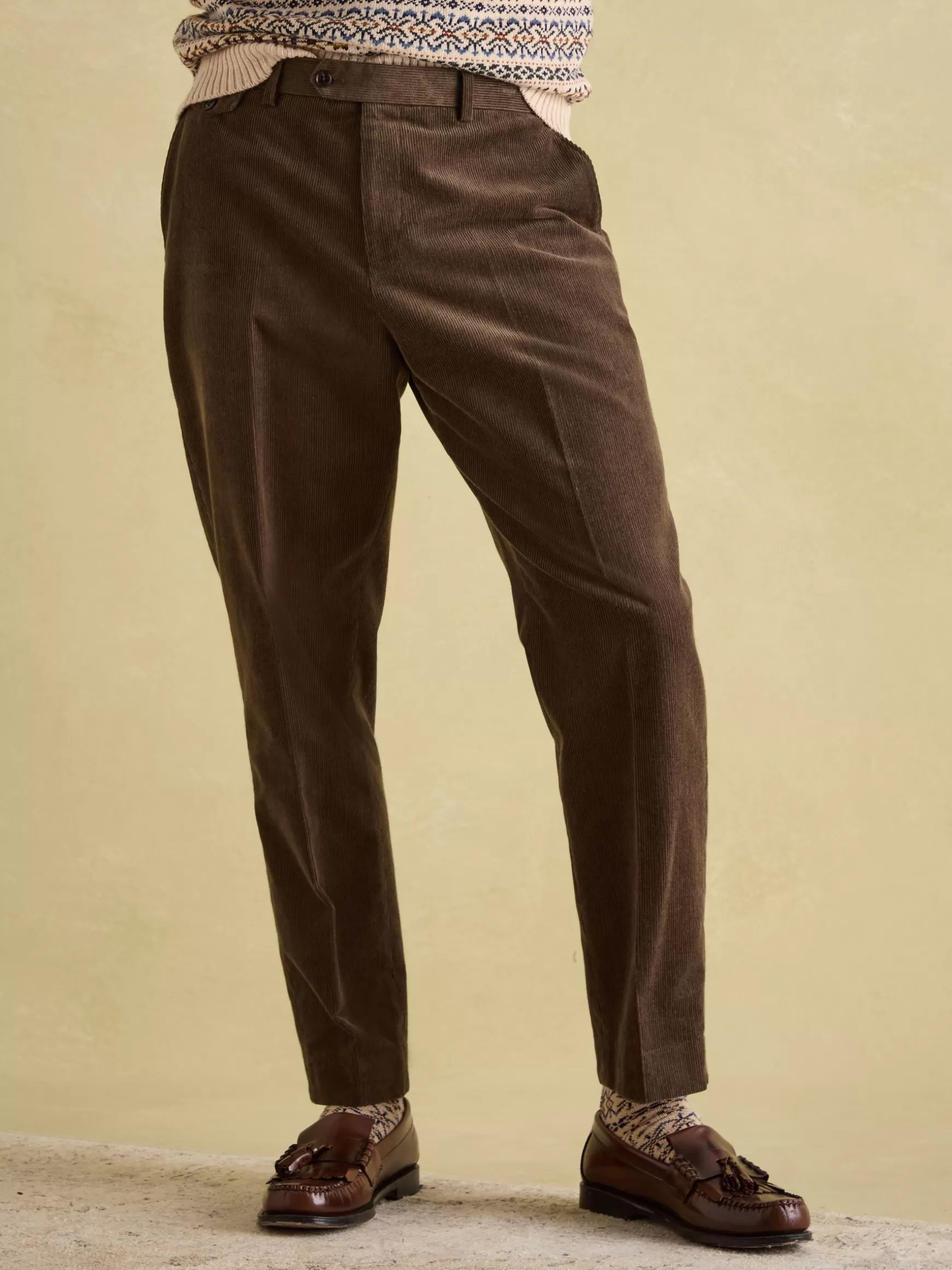 Corduroy Slim Fit Suit Trousers^Joules New