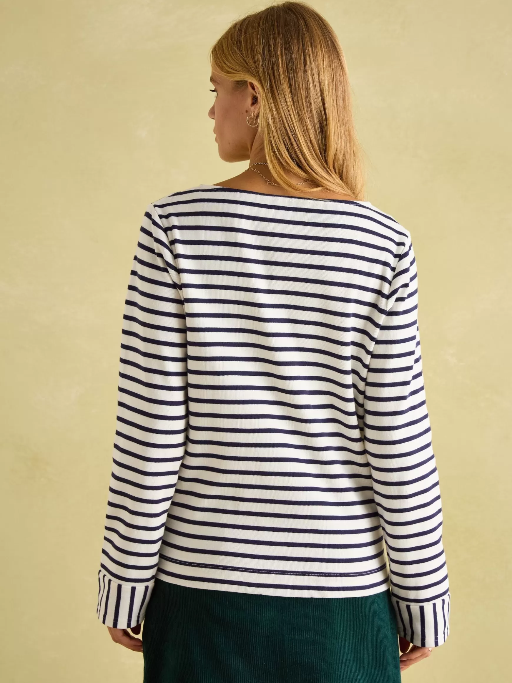 Harbour V-Neck Jersey Top^Joules Hot