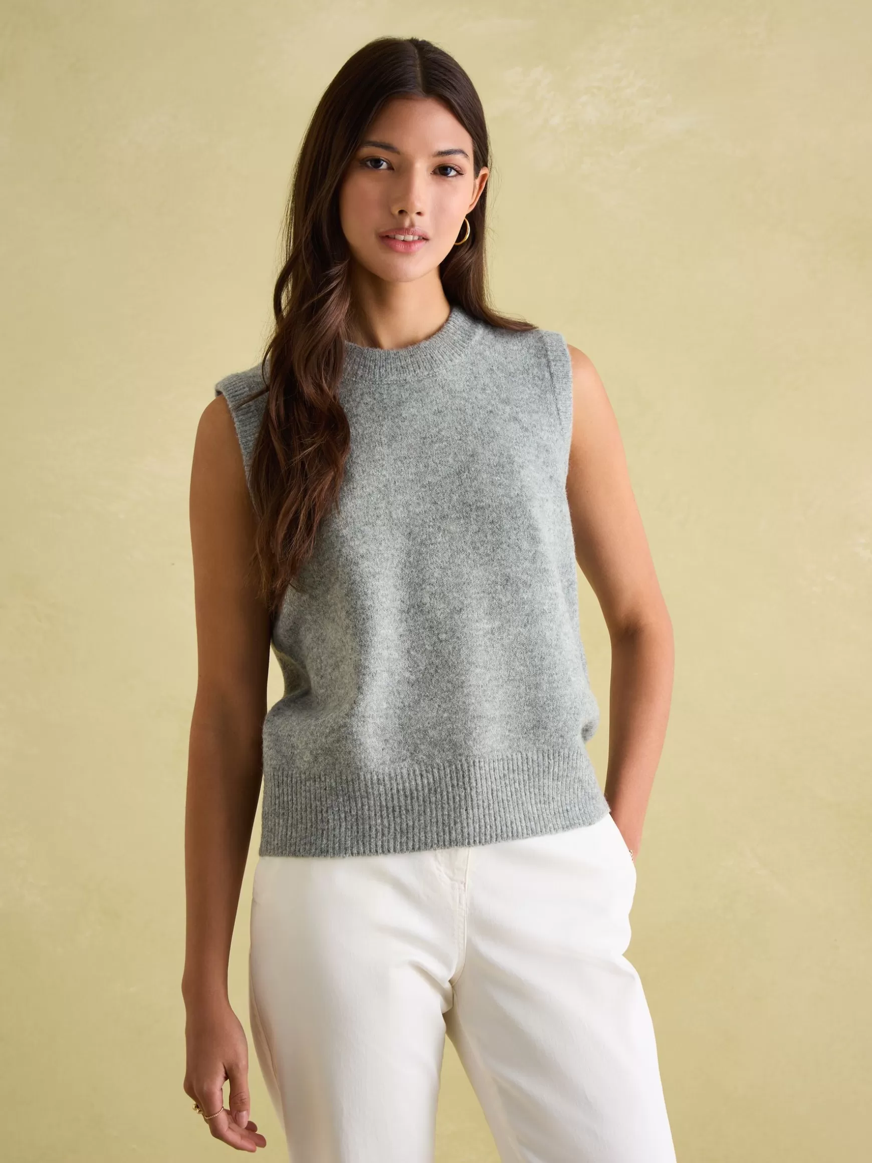 Holly Regular Fit Knitted Vest^Joules New