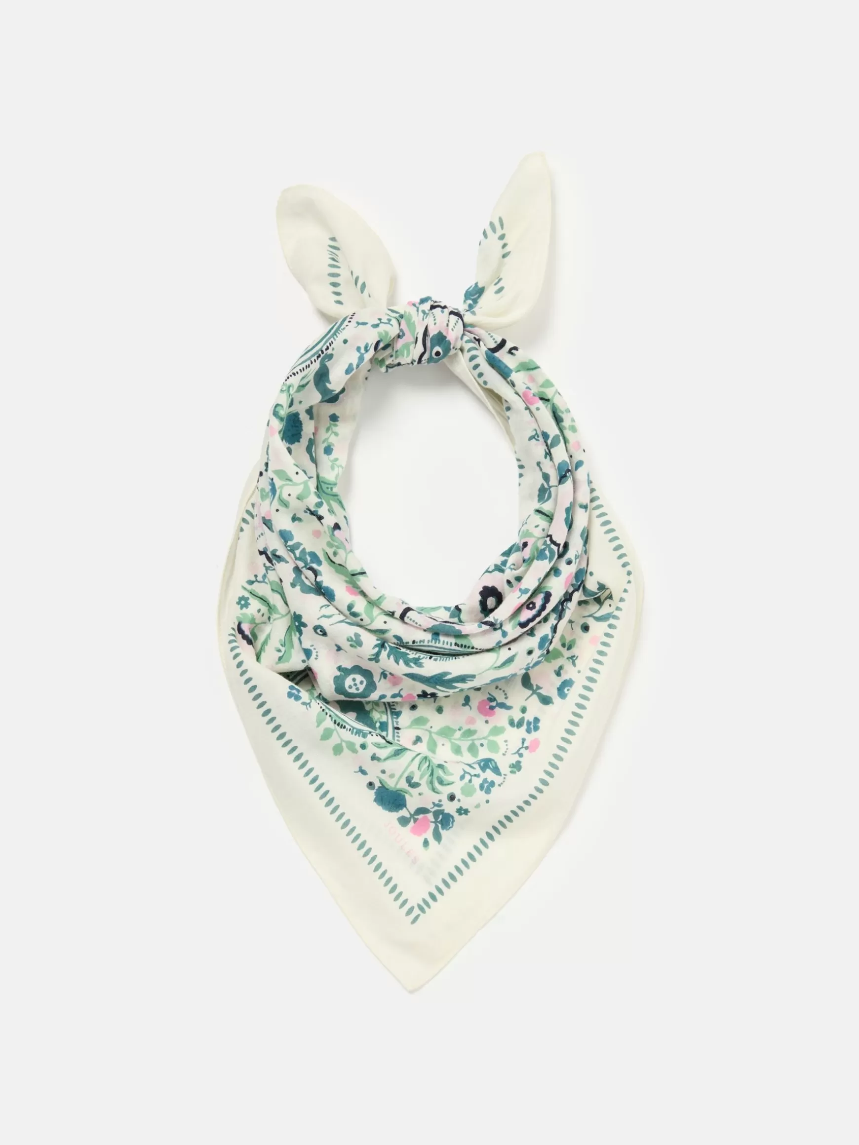 Kensington Cotton Square Scarf^Joules Store