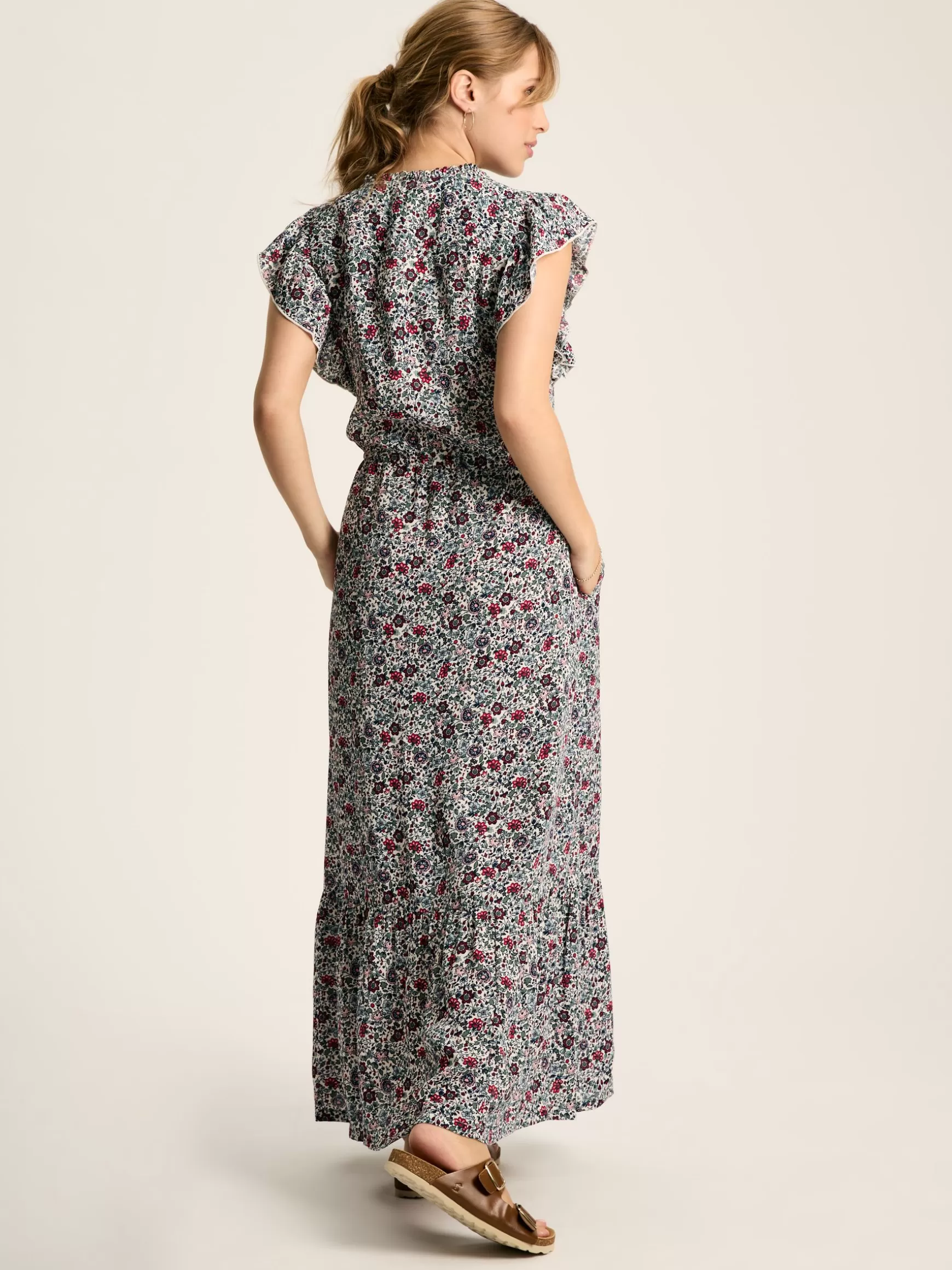 Lillia Tie Waist Tiered Dress^Joules Best