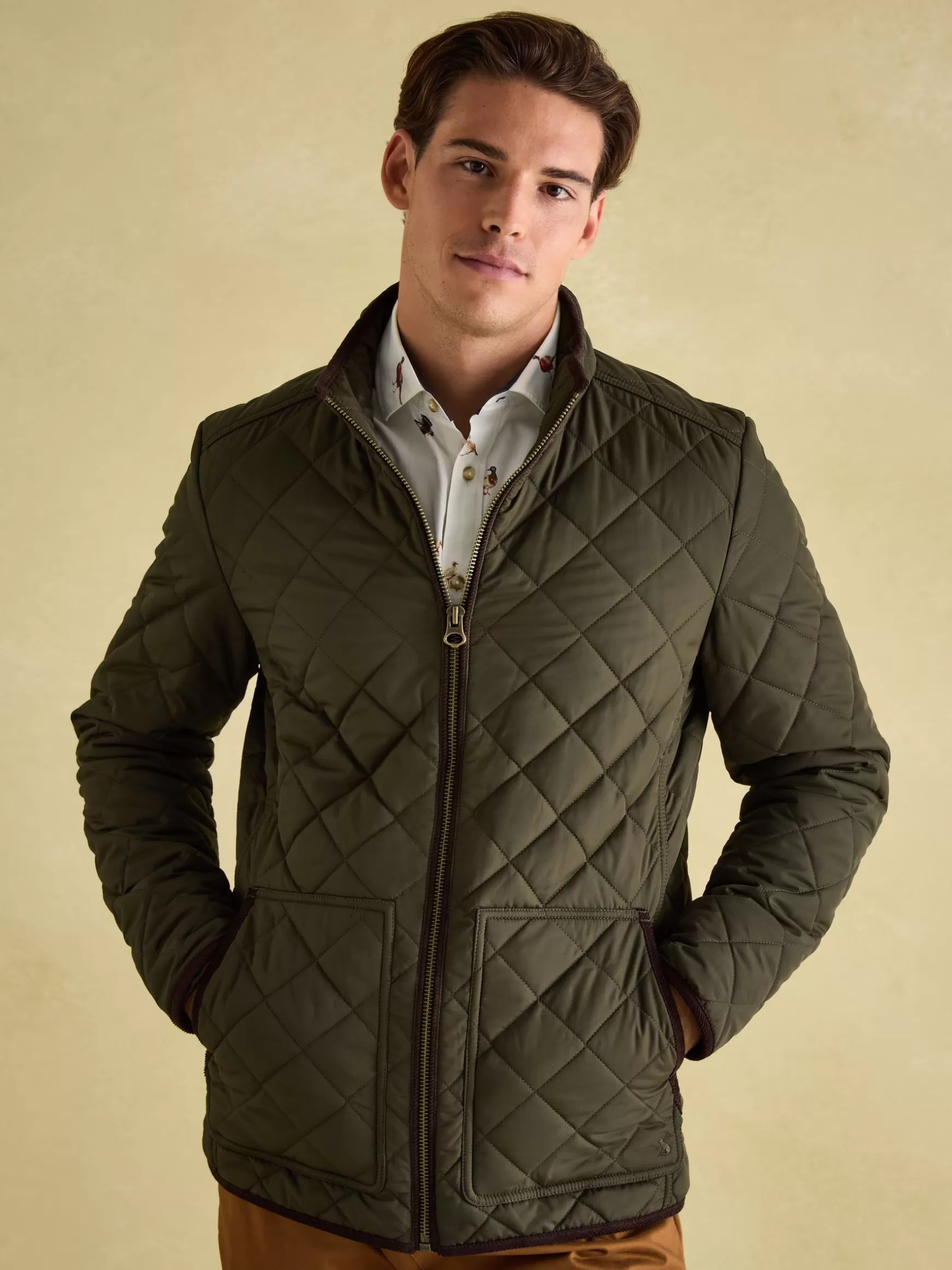 Maynard Diamond Quilted Jacket^Joules Cheap
