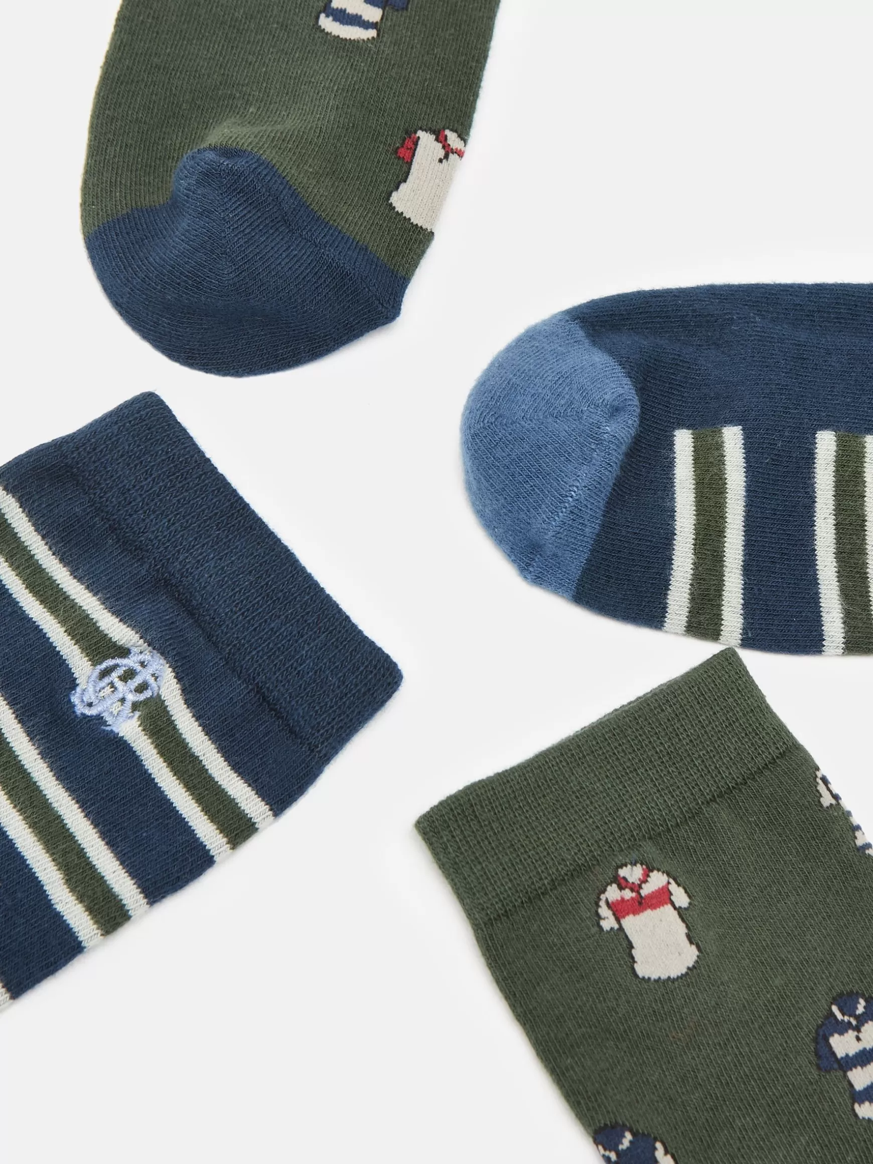 Men's Kingsbury 2 Pack Socks (size 7-12)^Joules Fashion