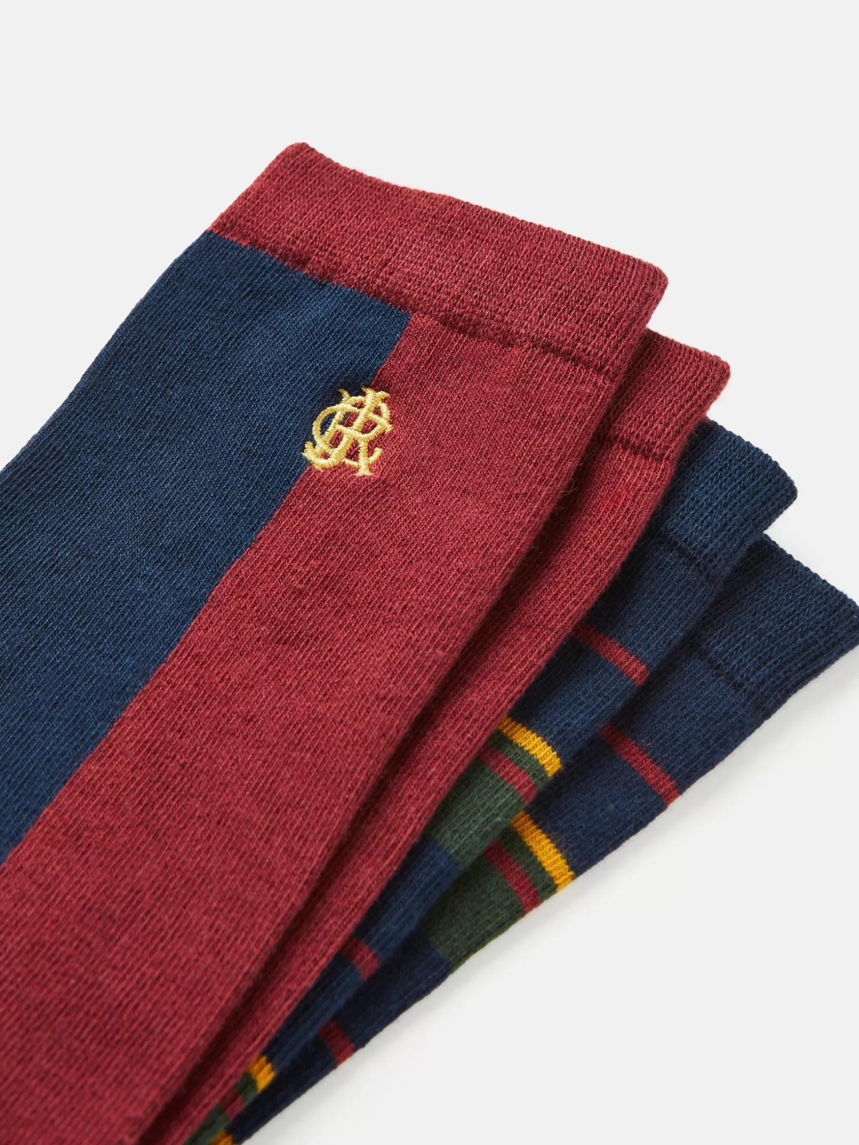 Men's Kingsbury 2 Pack Socks (size 7-12)^Joules New
