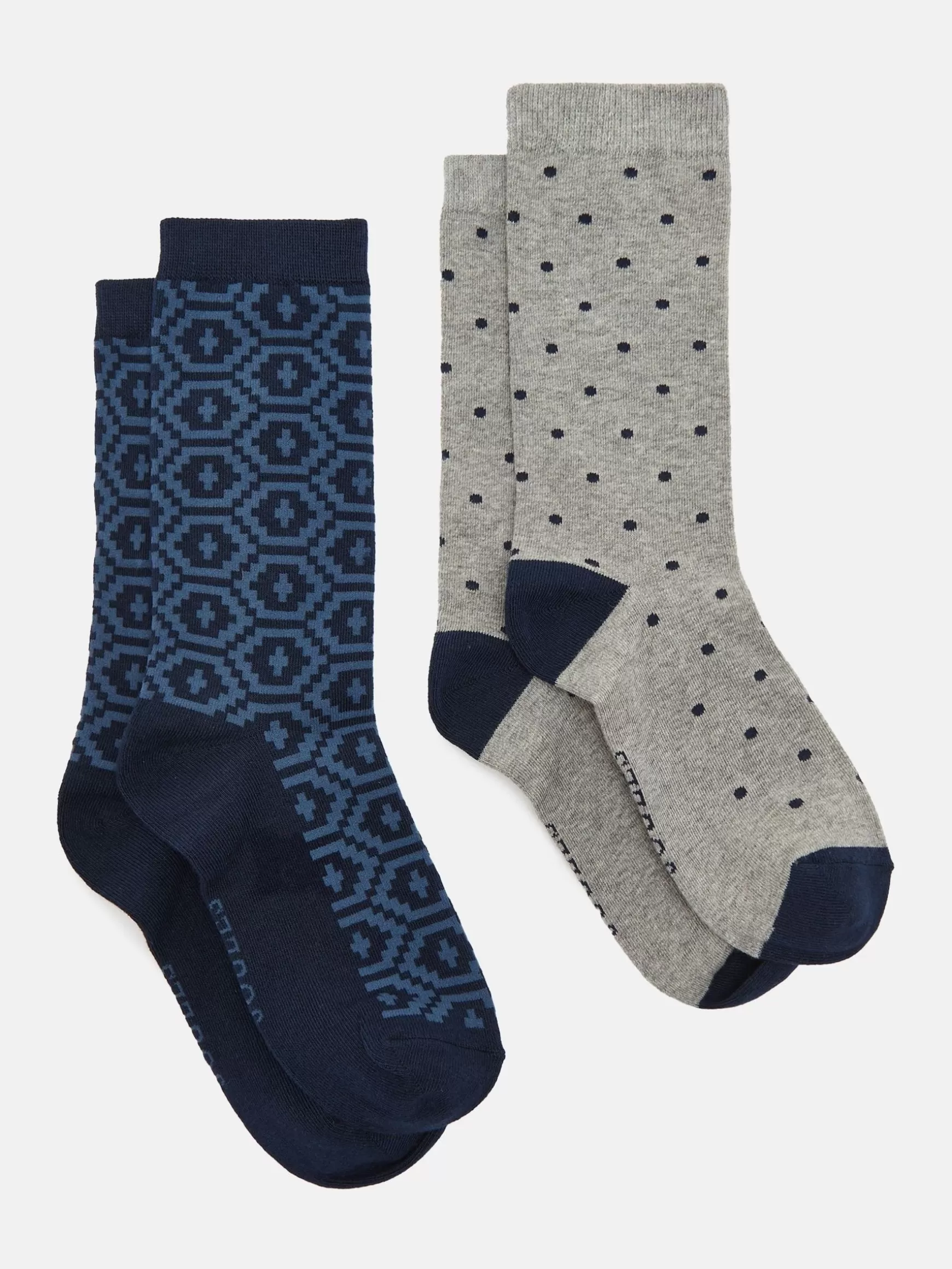 Men's Kingsbury 2 Pack Socks (size 7-12)^Joules Sale