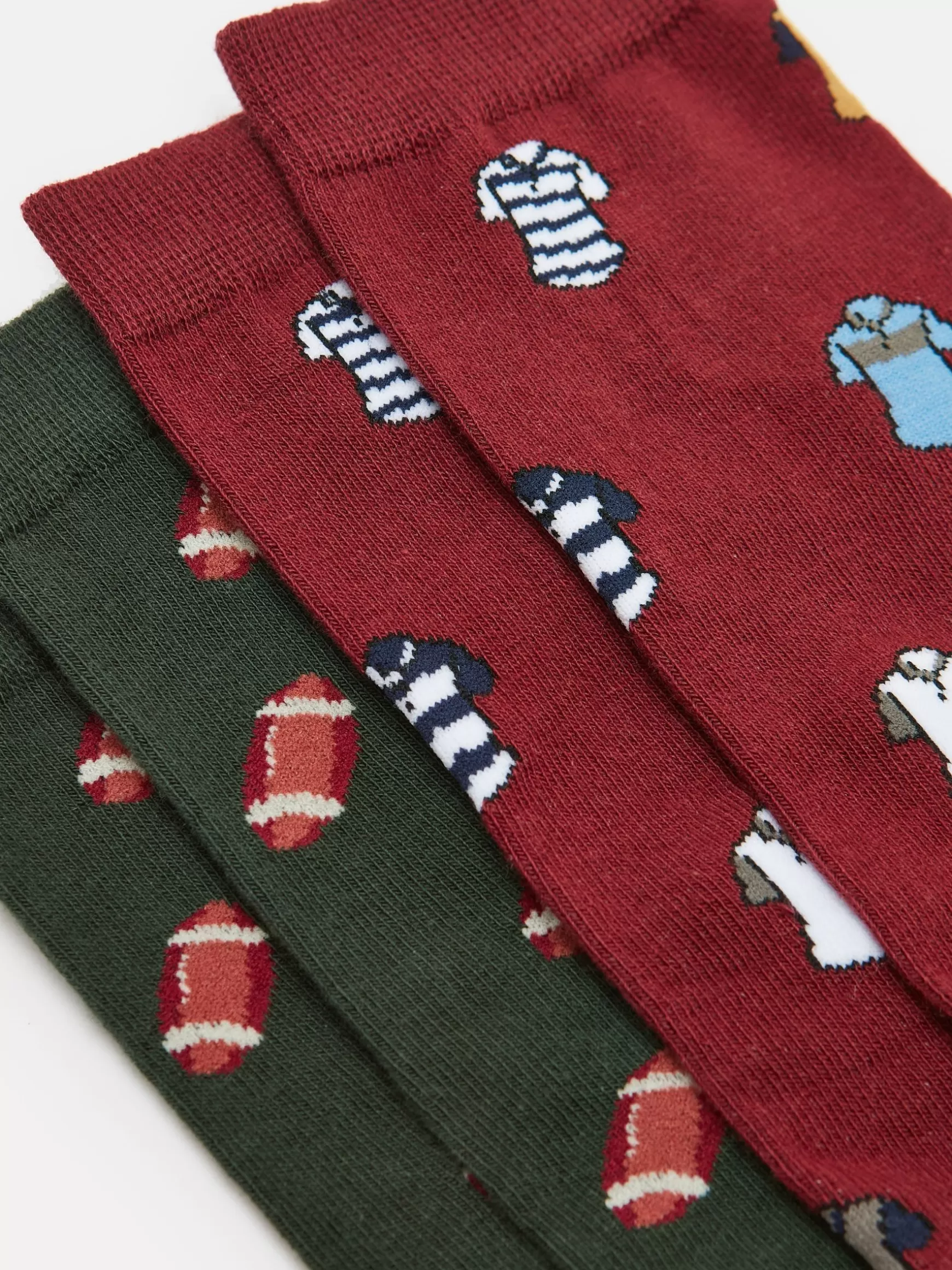 Men's Kingsbury 2 Pack Socks (size 7-12)^Joules Sale