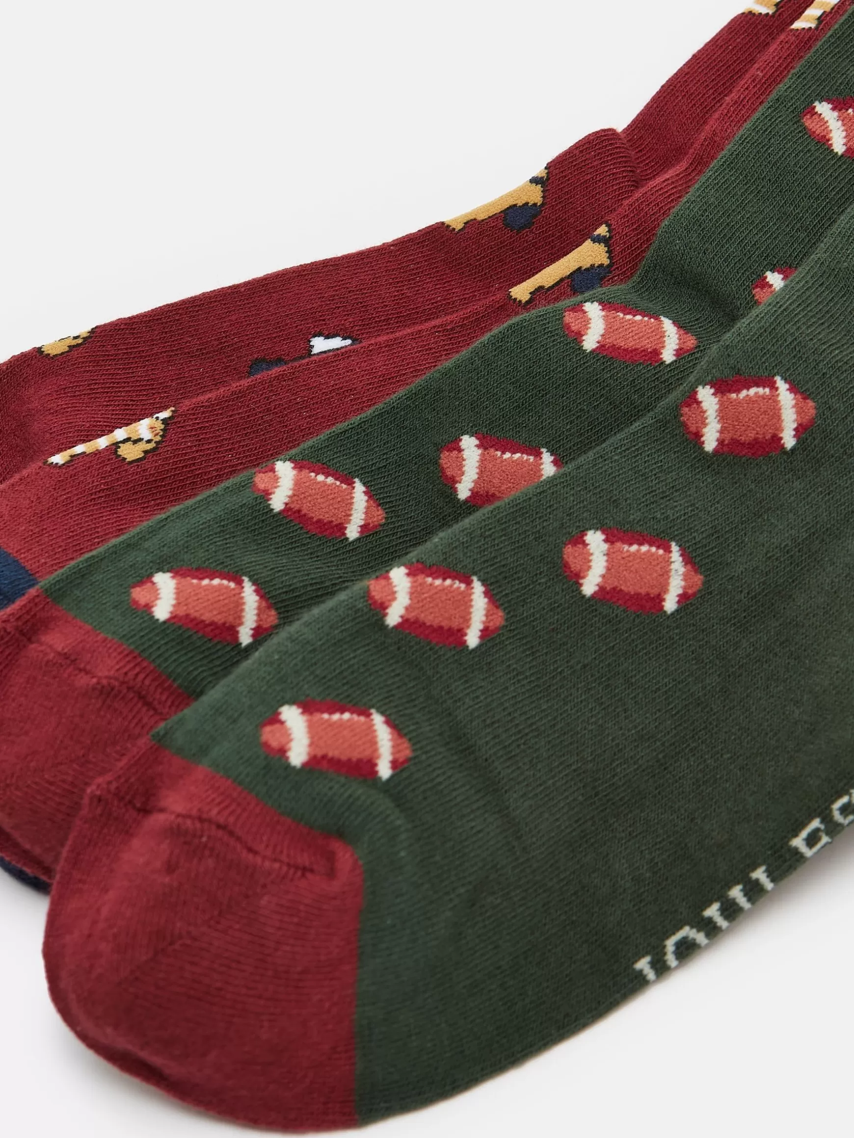 Men's Kingsbury 2 Pack Socks (size 7-12)^Joules Sale