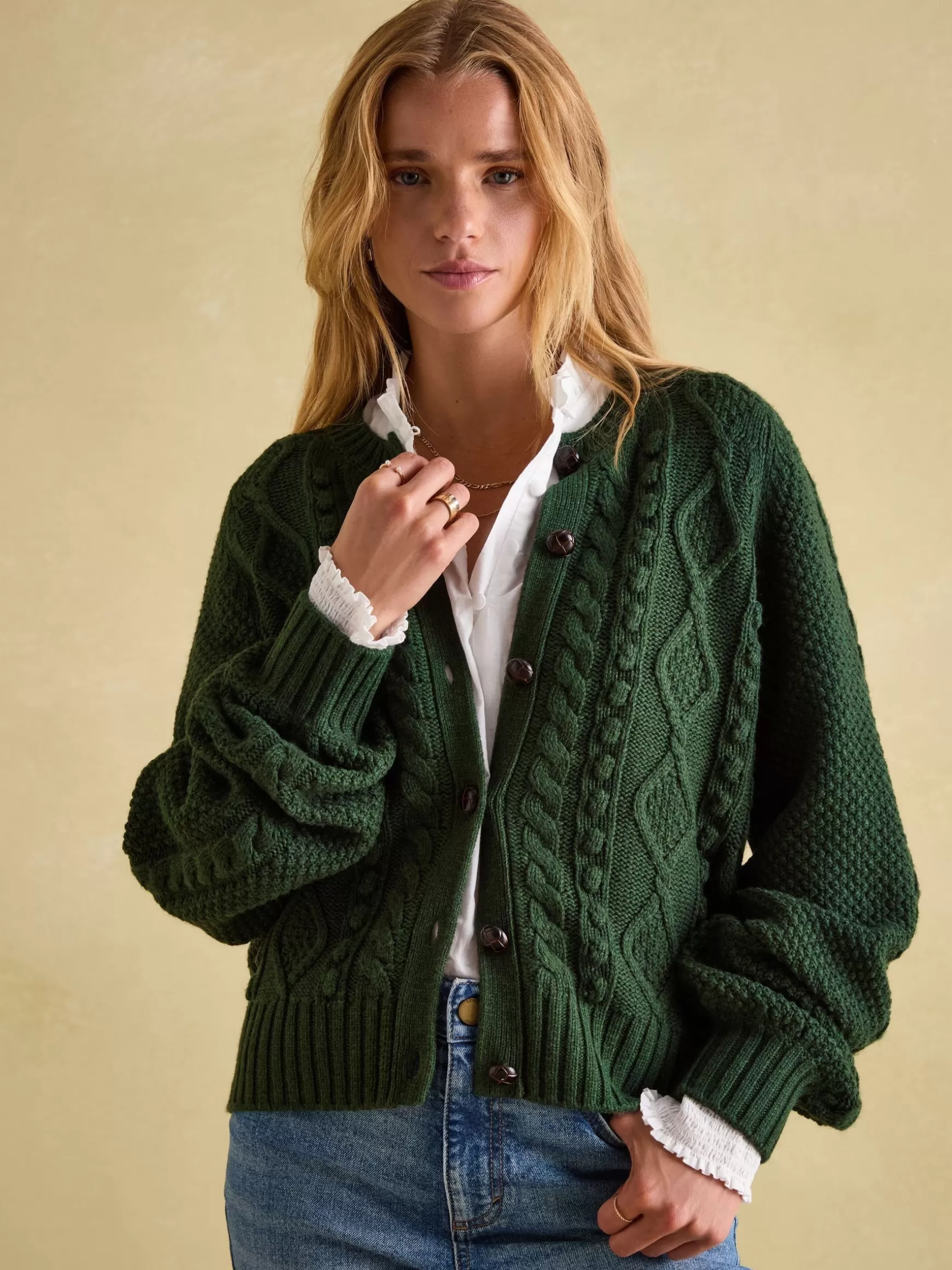 Rafferty Cable Knit Cardigan^Joules Flash Sale
