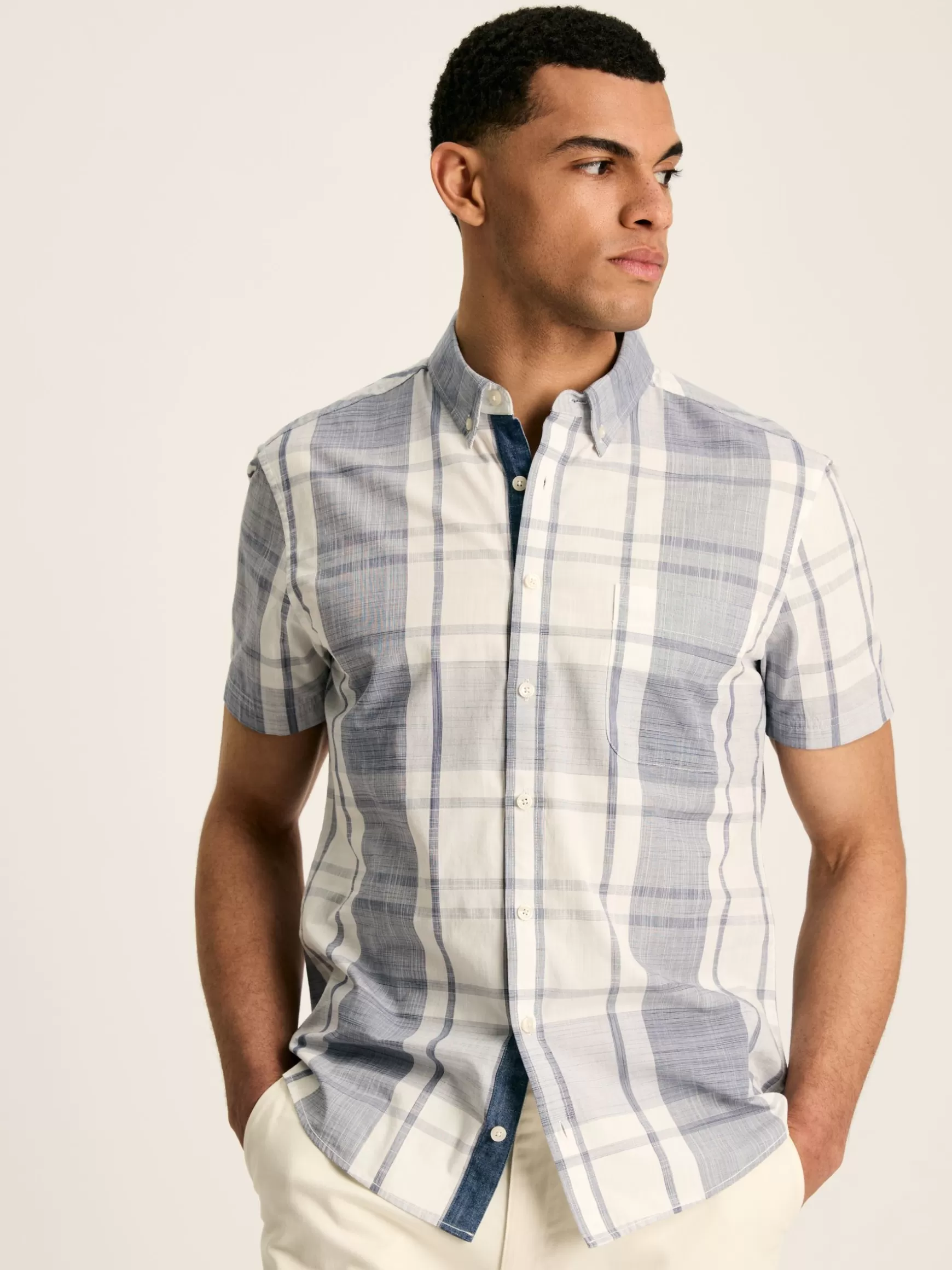 Wilson Checked Classic Fit Short Sleeve Shirt^Joules Fashion