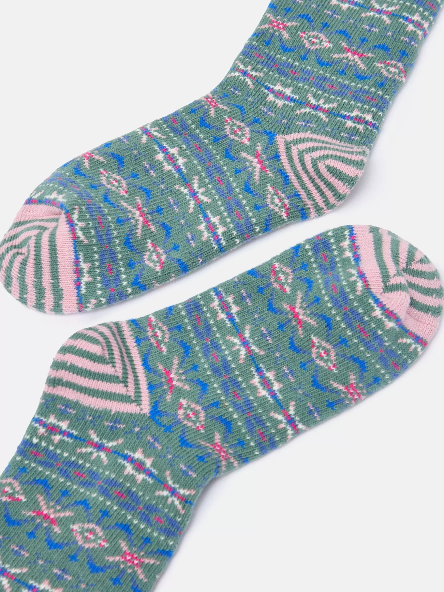 Women's Lucille Fair Isle Boot Socks (size 4-8)^Joules Cheap