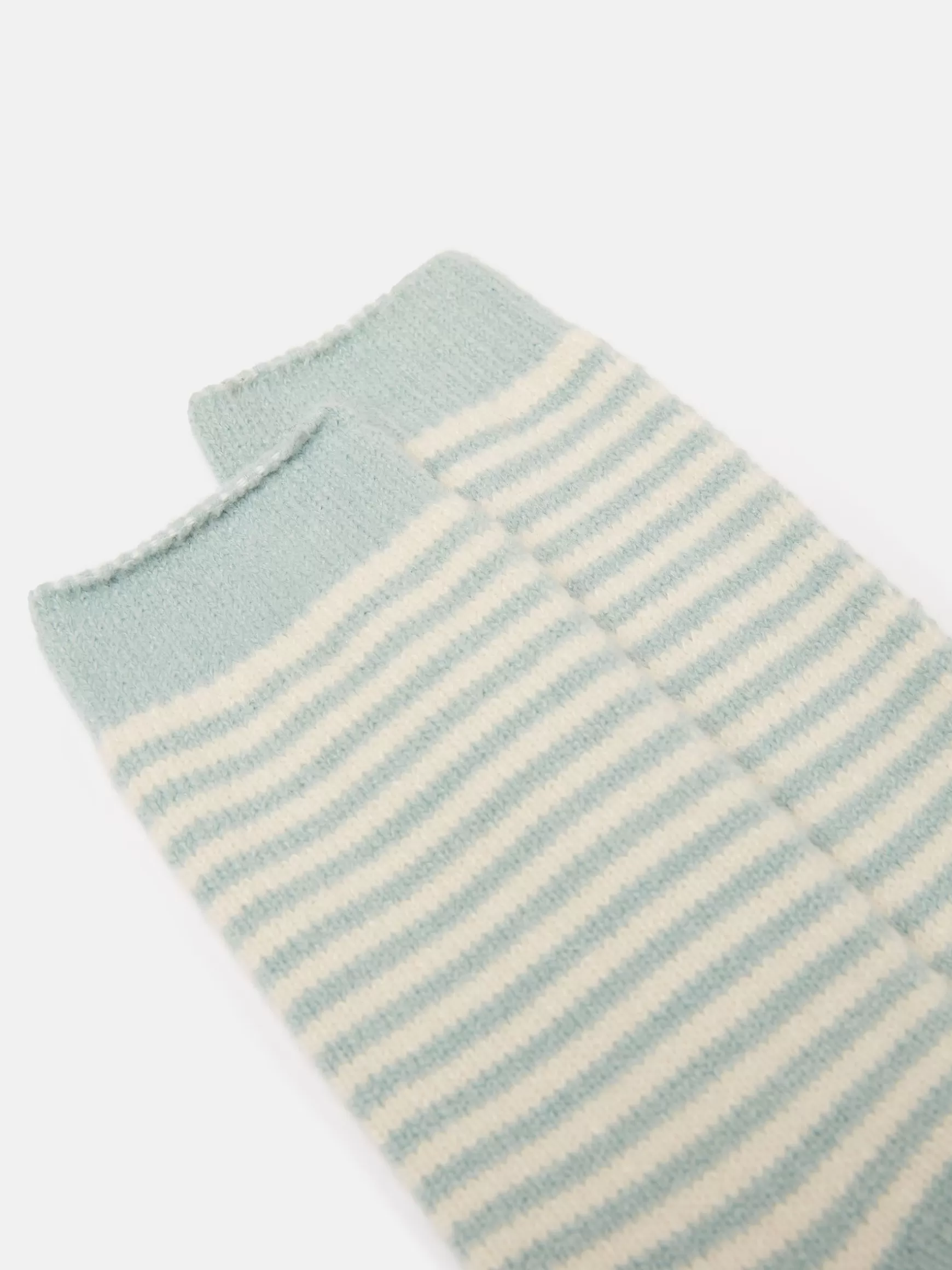 Women's Toasty Mint Green Cosy Striped Socks (size 4-8)^Joules Cheap